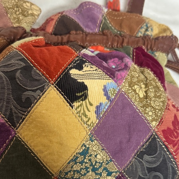 Lucky Brand Hobo  Colorful Patchwork Shoulder Bag - Picture 4 of 13